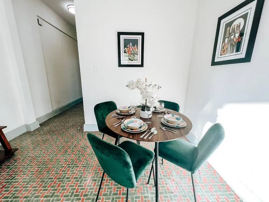 公寓 圣胡安Picaflor 6 Charming Cozy Apt W/Balcony @ Miramar公寓